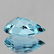 Natural SANTA MARIA BLUE AQUAMARINE 9x6 MM - FL - 2