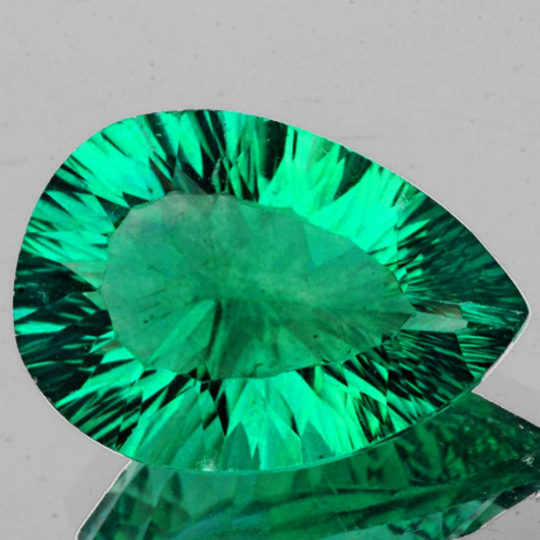 Natural Emerald Green Blue Fluorite 14.13 Ct - Flawless (1 of 1)