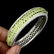Natural Top Rich Green Peridot 169.50 Ct Bangle - 2