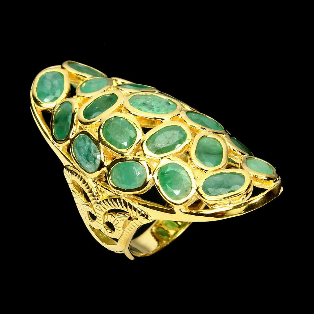 Natural Columbian Emerald Ring (1 of 3)