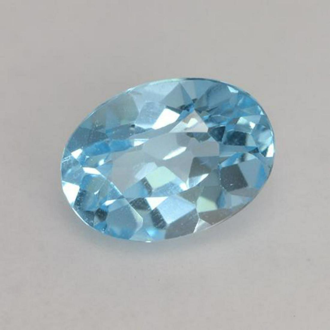 NATURAL SKY BLUE TOPAZ 12x9 MM - FLAWLESS (1 of 1)