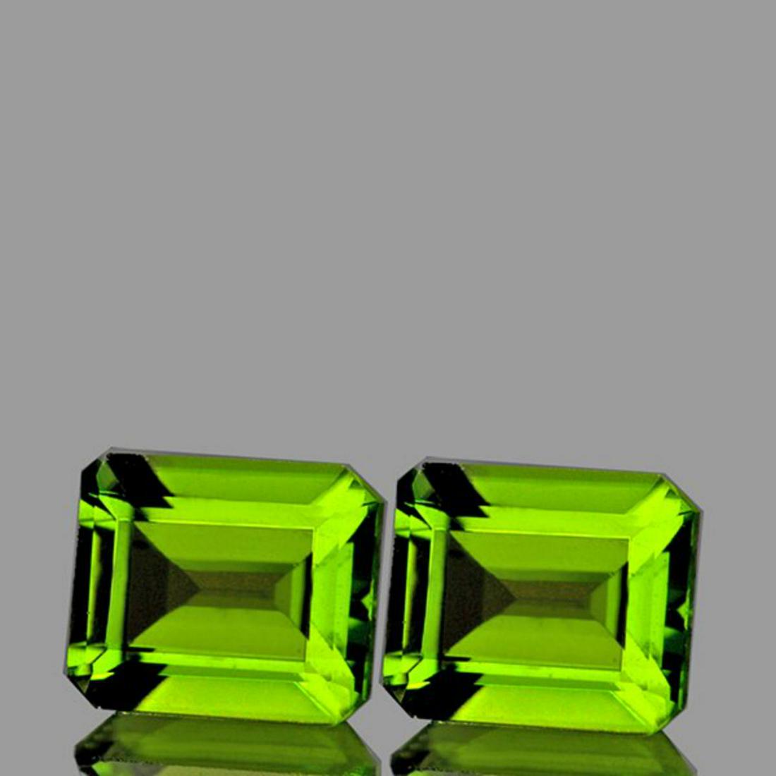 Natural AAA Green Peridot Pair {Flawless-VVS1} (1 of 1)