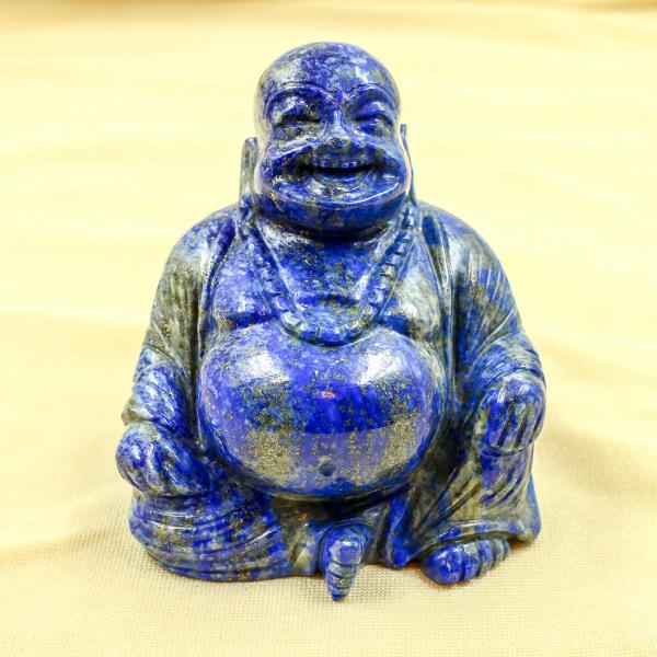 HUGE 3060 CT HAND CARVED BLUE LAPIS LAZULI BUDDHA (1 of 4)