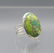 NATURAL 14.5 CT GREEN TURQUOISE COPPER RING - 2