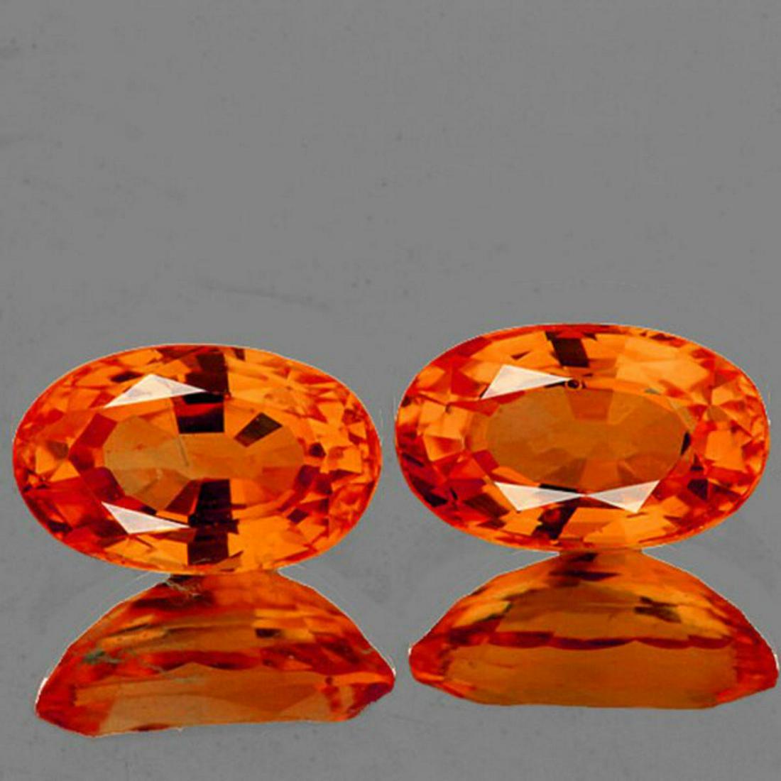 Natural Intense Orange Sapphire [Flawless-VVS] (1 of 2)
