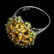 Natural Yellow Citrine Green Peridot Ring - 3