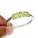 Natural Green Peridot Rhodolite Garnet 74.86 Cts Bangle - 2