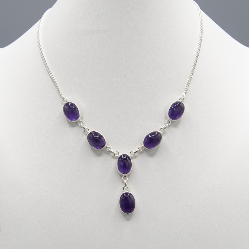 Breathtaking Huge 53 ct Natural Amethyst Necklace (1 of 2)