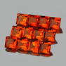 Natural Mandarin Orange Spessartite Garnet 12 Pcs{VVS}