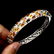 Natural Top Fancy Color Sapphire 127.08 Ct Bangle - 2