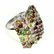 Natural Top Fancy Color Tourmaline Ring - 3