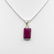 OUTSTANDING 9 CT RUBY PENDANT. - 2