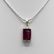 OUTSTANDING 9 CT RUBY PENDANT. - 3