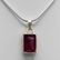 OUTSTANDING 9 CT RUBY PENDANT. - 4