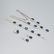 Lovely 4 Piece Blue Sapphire Jewelry Set