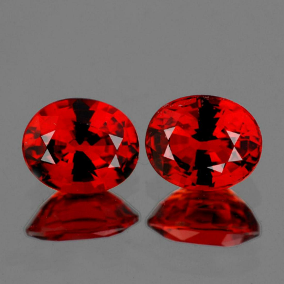 Natural Burma Ruby Pair 5x4 MM - VVS (1 of 2)