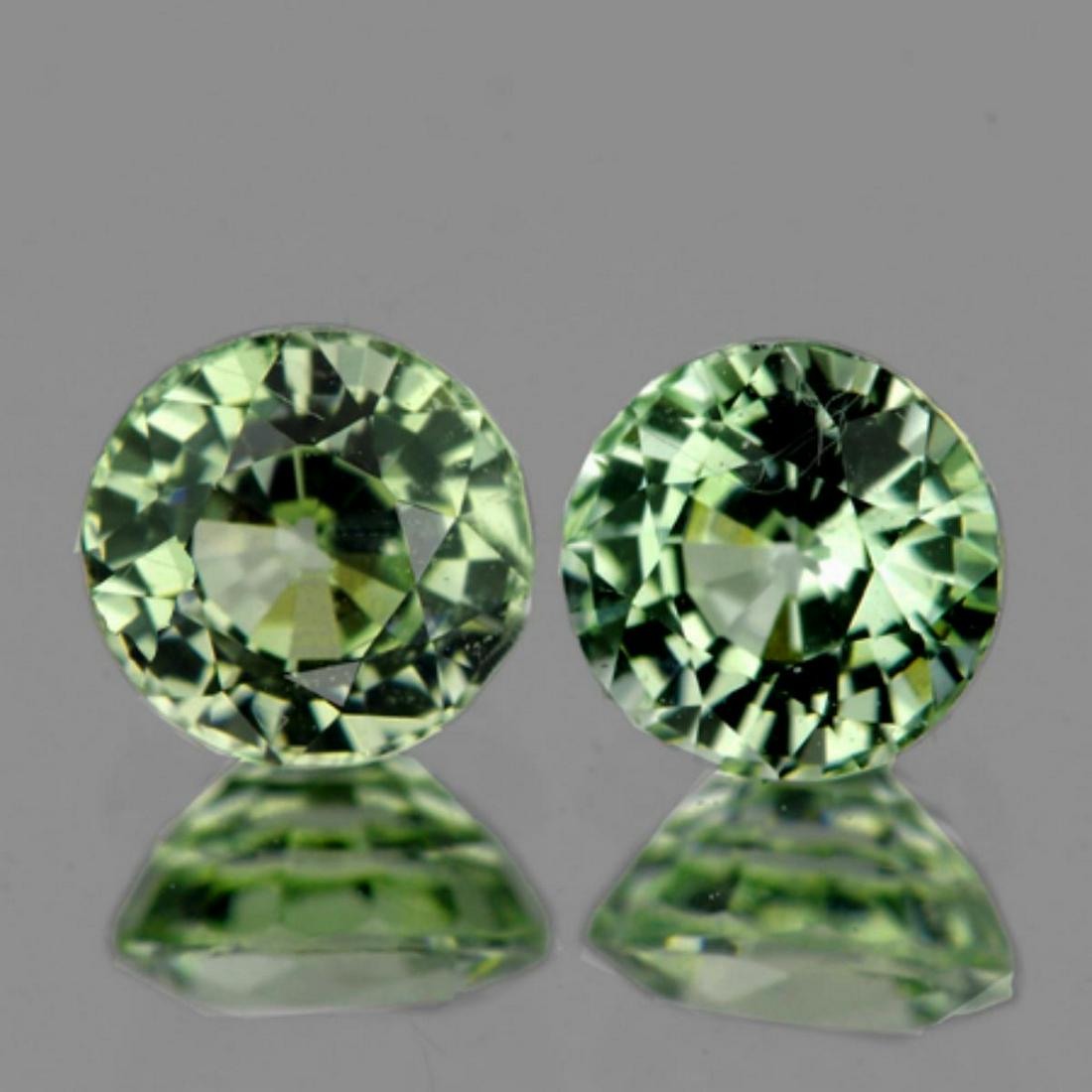 Natural AAA Bright Green Sapphire Pair - VVS (1 of 1)