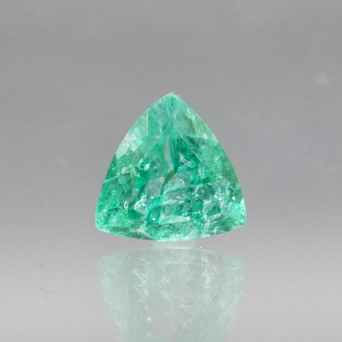 BEAUTIFUL CERTIFIED 7.45 CT COLOMBIAN EMERALD (1 of 6)