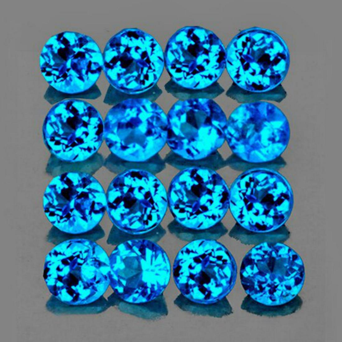 Natural AAA Brazil Paraiba Blue Apatite 16 Pcs (1 of 1)