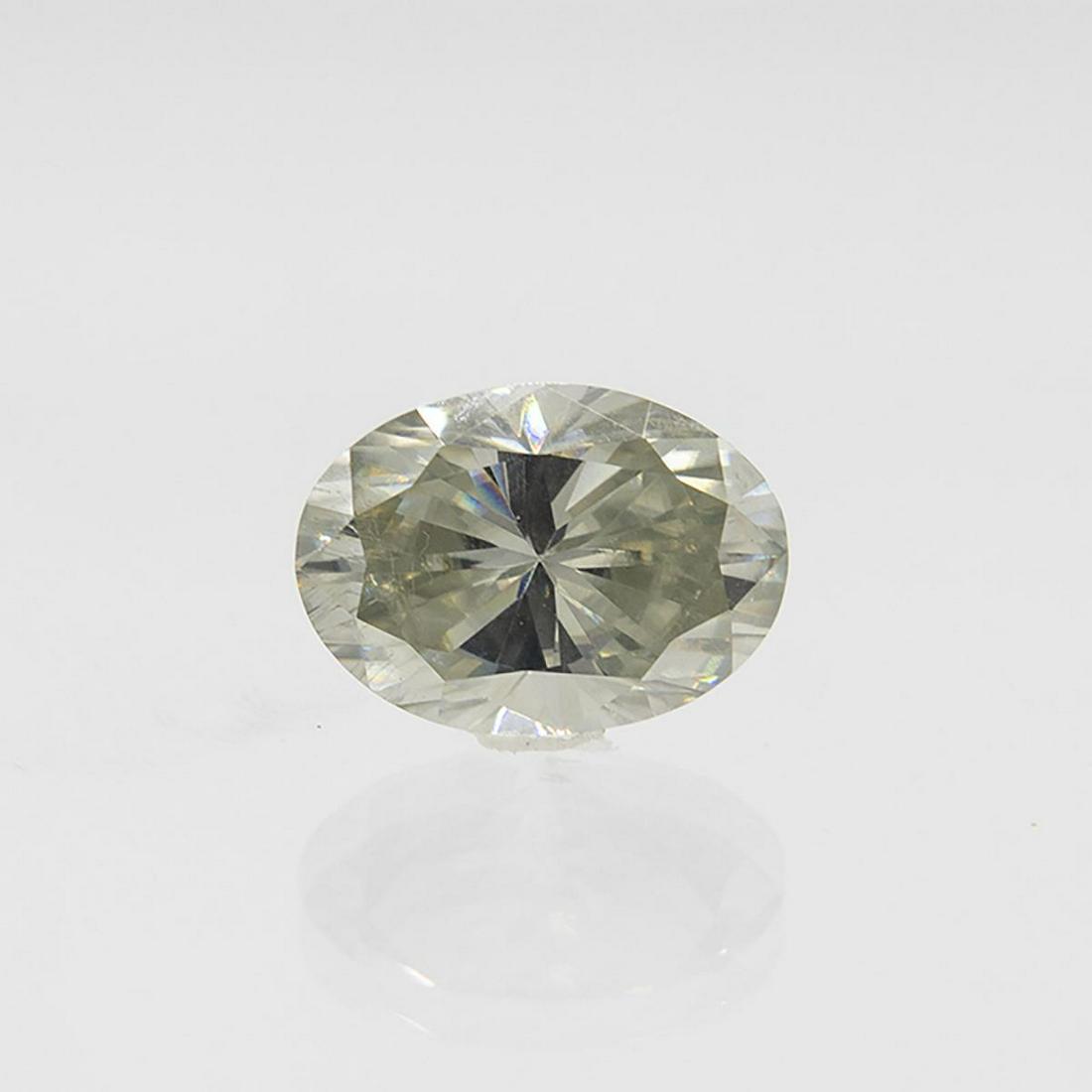 Sparkling 8 Ct VVS1 Oval Cut Diamond Solitaire (1 of 4)