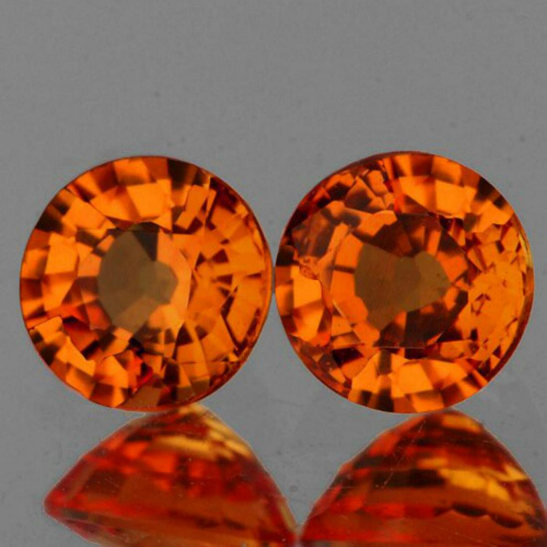 Natural AAA Orange Sapphire Pair{Flawless-VVS1} (1 of 1)