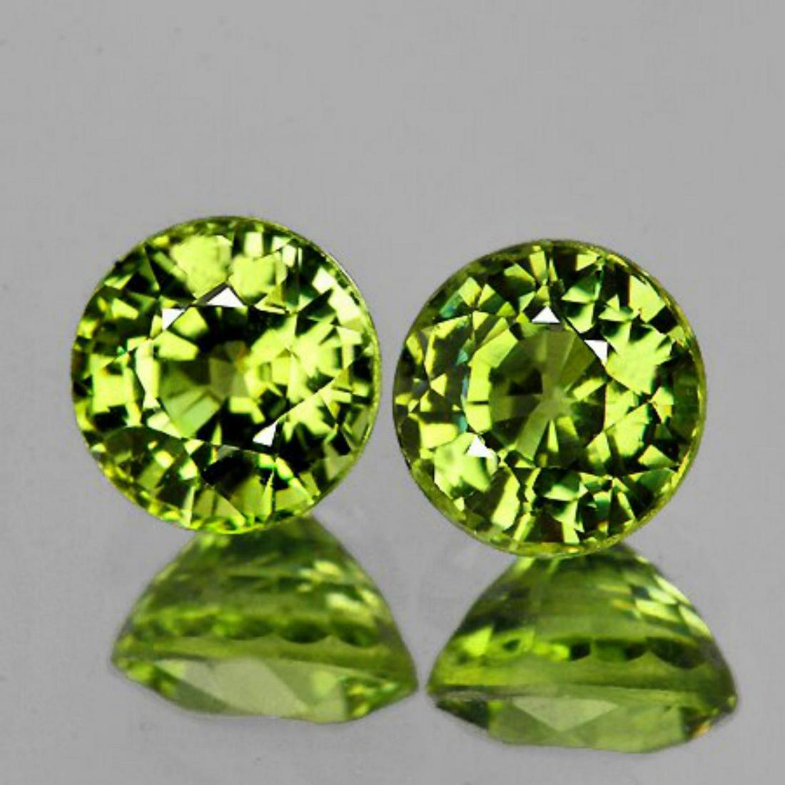 Natural AAA Green Yellow Mali Garnet Pair - FL: Natural Mali Garnet; SHAPE : Round; SIZE ( L x W x D ) : 4.80 mm; QUANTITY : 2 pieces (Perfctly Matched Pair) COLOR : Green Yellow AAA Color; CLARITY : Flawless-VVS AAA Grade; ORIGIN : Sandare Mine in