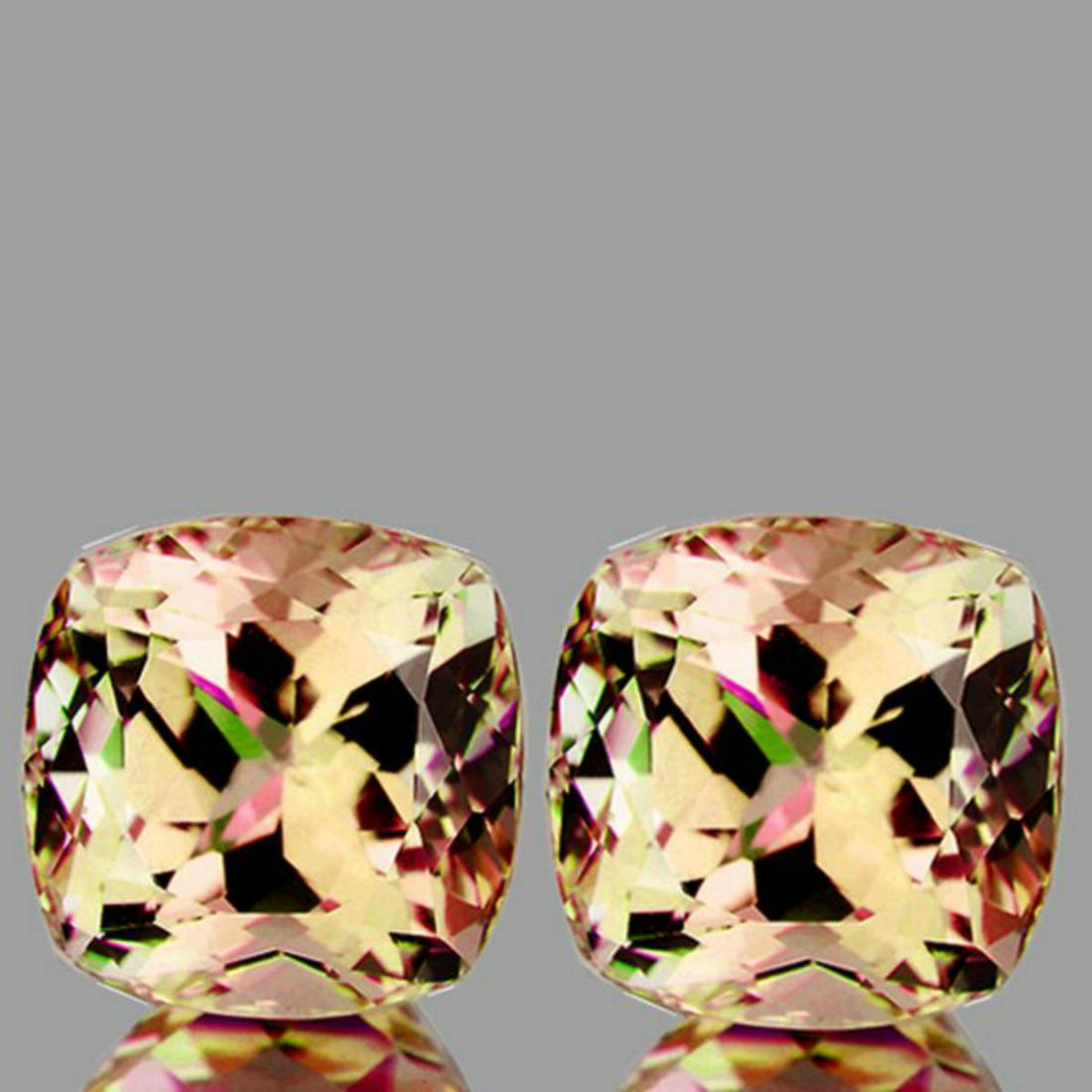 Natural Brilliant Golden Pink Morganite [Flawless-VVS]: Natural MorganiteSIZE ( L x W x D ) : 8.00 mm;COLOR : Golden Pink;SHAPE : CushionQUANTITY : 1 piece;LUSTER : Excellent!;CLARITY : Flawless - VVS;HARDNESS : 8;ORIGIN : Brazil; TREATMENT : 100% Natural,