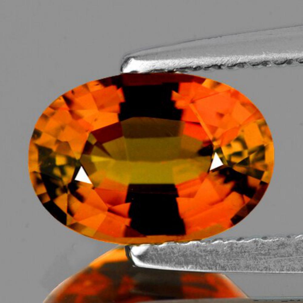 Natural Vivid Golden Yellow Tourmaline 8x6 MM - FL (1 of 1)