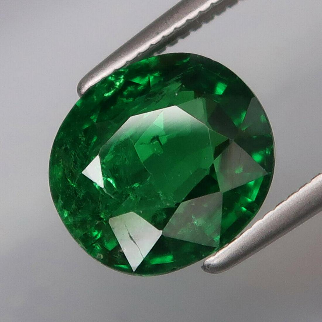 Natural Top Green Tsavorite Garnet 3.32 Cts (1 of 1)