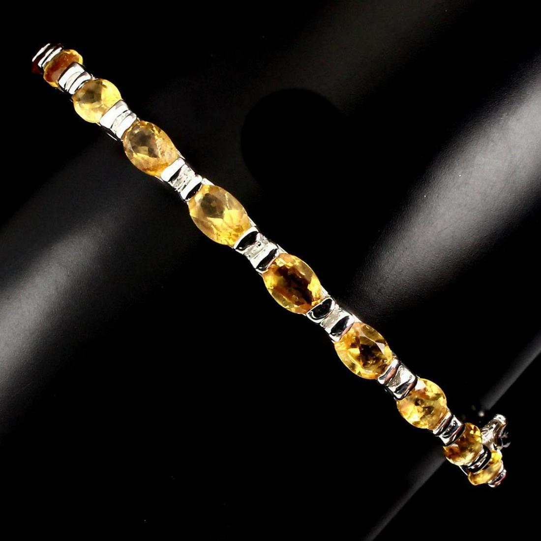Natural Top Rich Yellow Citrine 72.40 Ct Bangle (1 of 2)