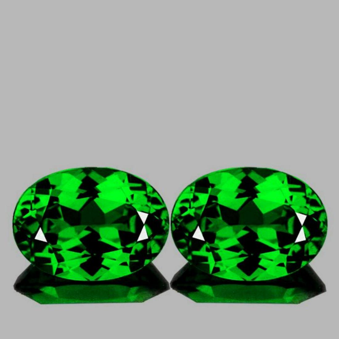 Natural Green Tsavorite Garnet Pair{Flawless-VVS} (1 of 1)