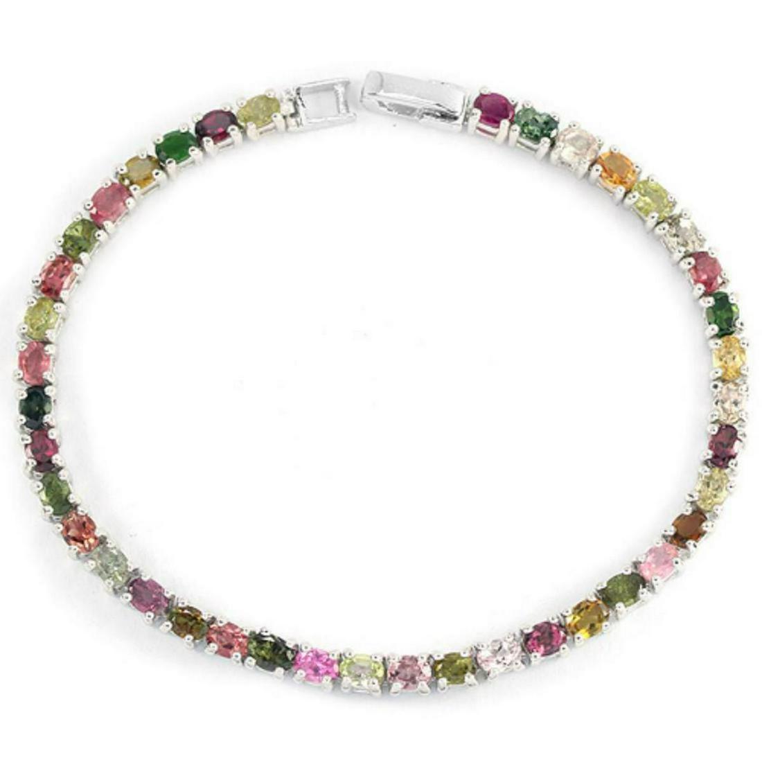 NATURL MULTI COLOR TOURMALINE Bracelet (1 of 3)