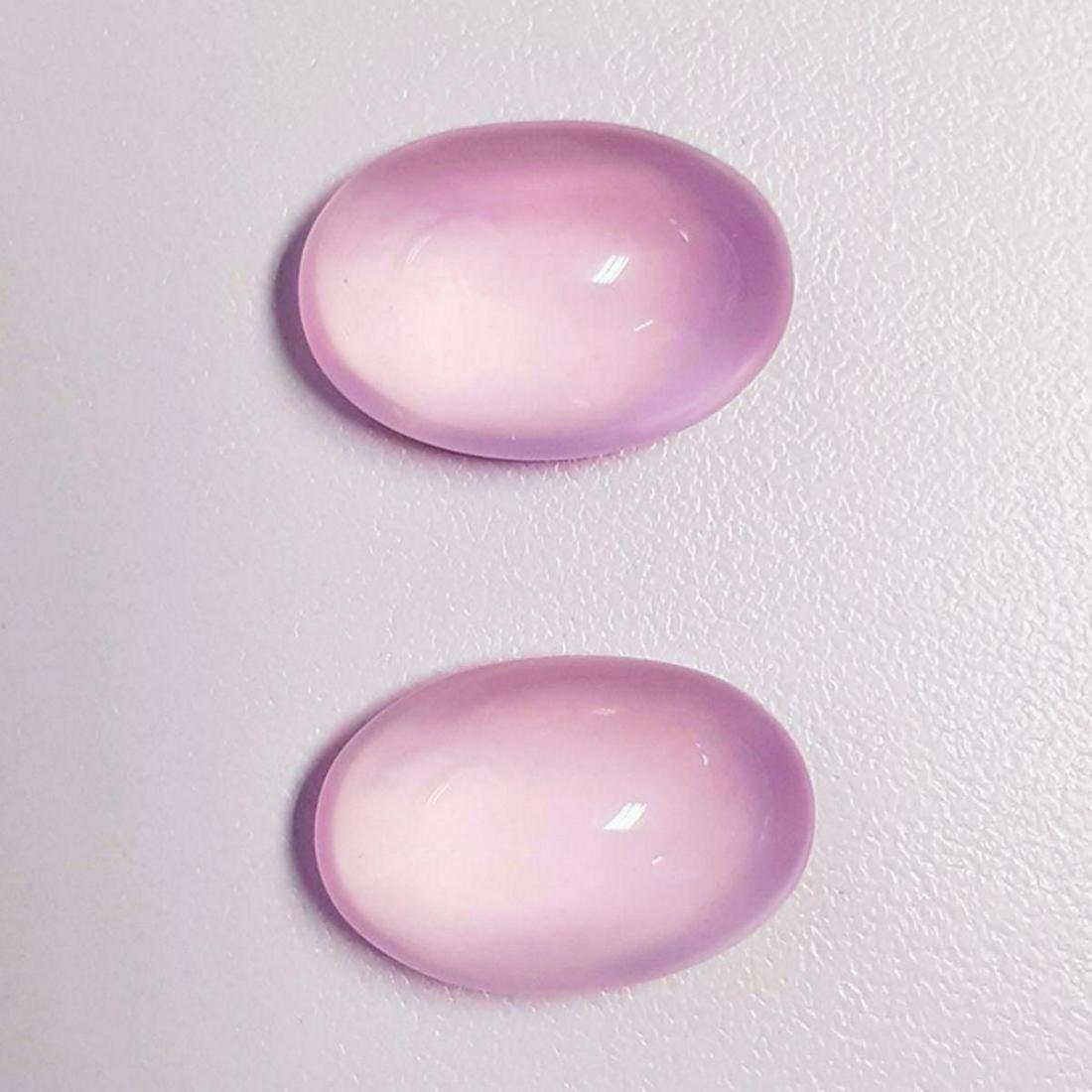 Natural Pastel Pink Rose Quartz Pair - Flawless (1 of 1)