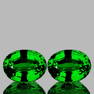 Natural AAA Emerald Green Tsavorite Garnet Pair - FL