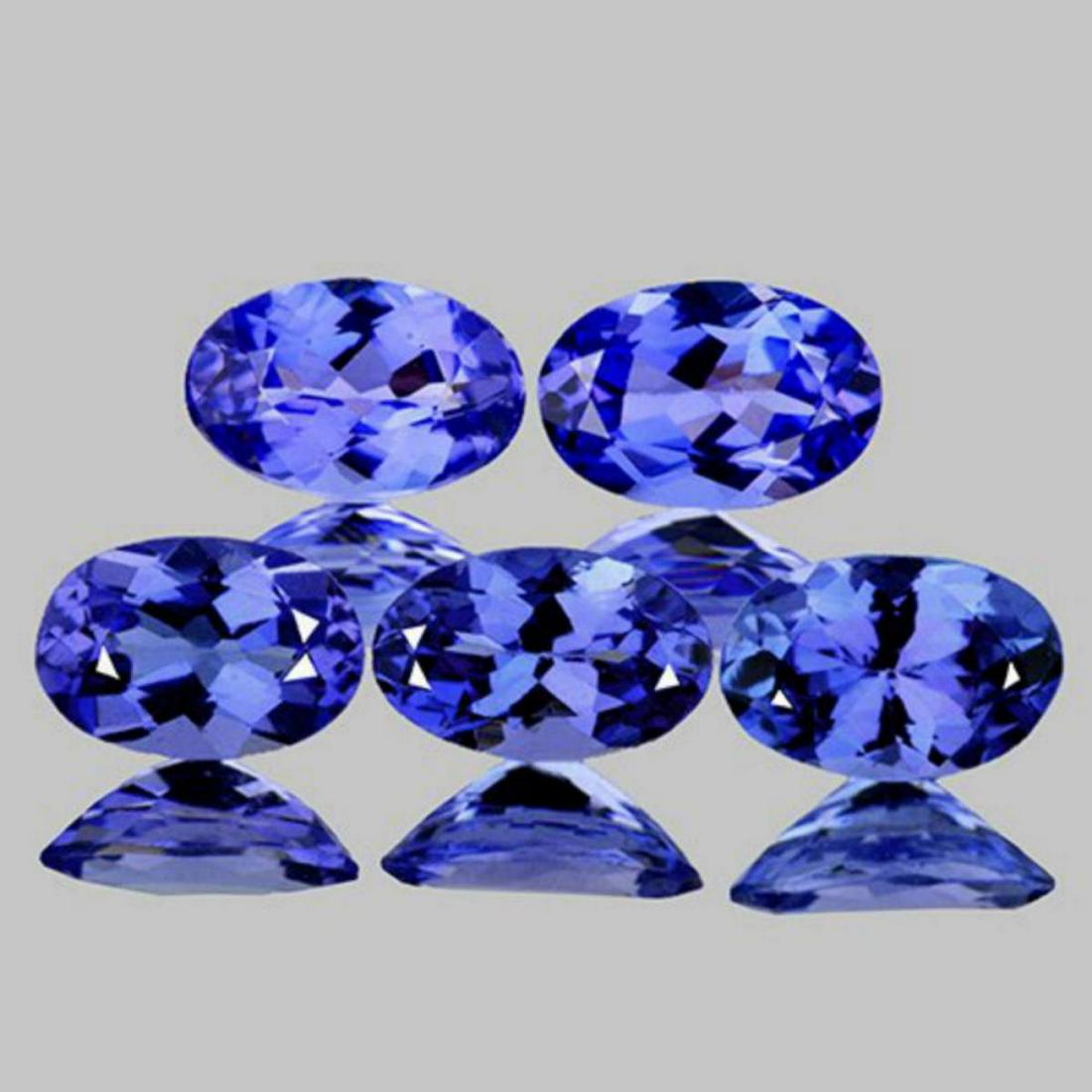 Nautral Purple Blue Tanzanite {Flawless-VVS1}: Natural Tanzanite; SHAPE : Oval; SIZE ( L x W x D ) : 5.00 x 3.00 mm; QUANTITY : 5 pieces ( Perfectly Matched Set) COLOR : Purple Blue; CLARITY : Flawless-VVS1; ORIGIN : Tanzania; HARDNESS : 6; LUSTER