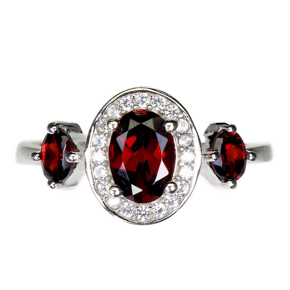 Natural Unheated Mozambique Garnet Ring (1 of 2)
