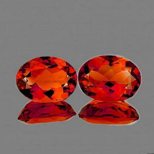 Natural Rare Madeira Top Orange Citrine Pair - FL: Natural Rare Madeira Top Orange Citrine Pair - Size 7x5 MM;Madeira Top Orange(Rare Color)SHAPE : TrillionQUANTITY : 2 piecesLUSTER : Excellent (Satisfaction guaranteed)CLARITY : IF-VVS1 HIGH