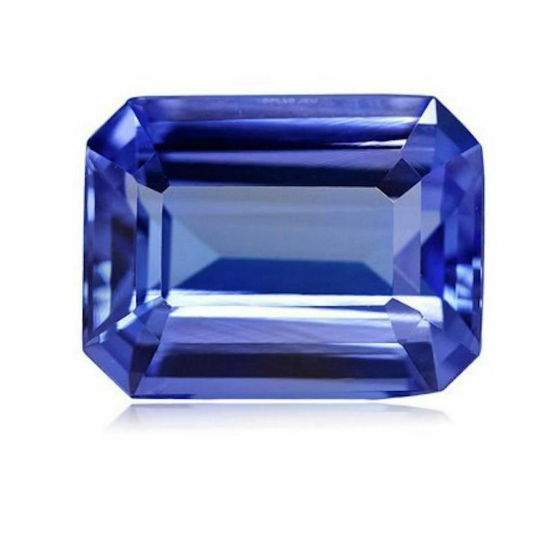 NATURAL EMERALD CUT TANZANITE 1.81 Cts - VVS (1 of 1)