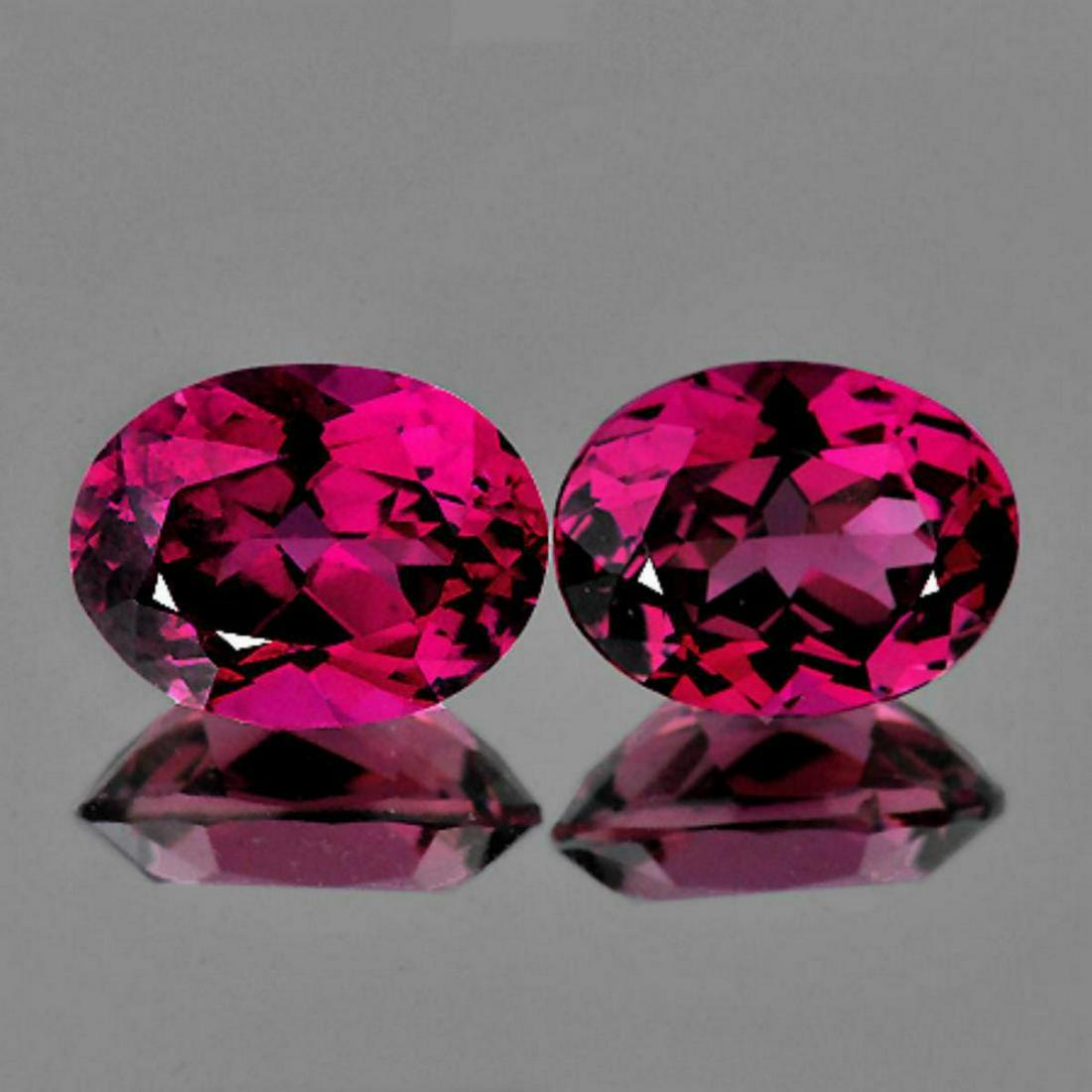 Natural Raspberry Pink Rhodolite Garnet Pair - FL (1 of 1)