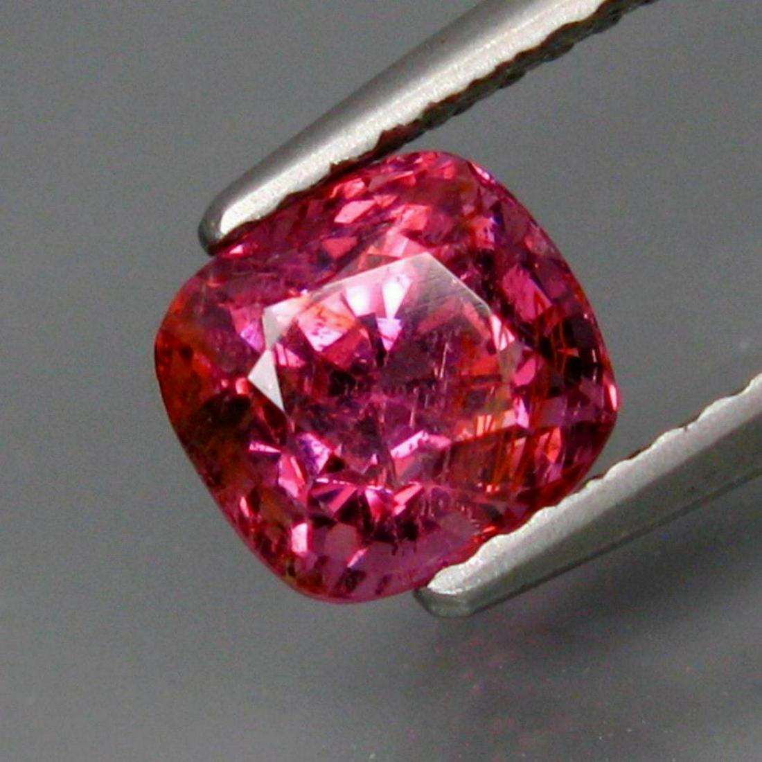 Natural Pink Spinel 1.71 Ct - Untreated: Spinel SHAPE Classic Cushion WEIGHT 1.71 Ct.SIZE6.4 X 6 X 5.6 mm QUANTITY 1 Piece COLOR Pink....Origin - Africa, TREATMENT NoneHARDNESS 8