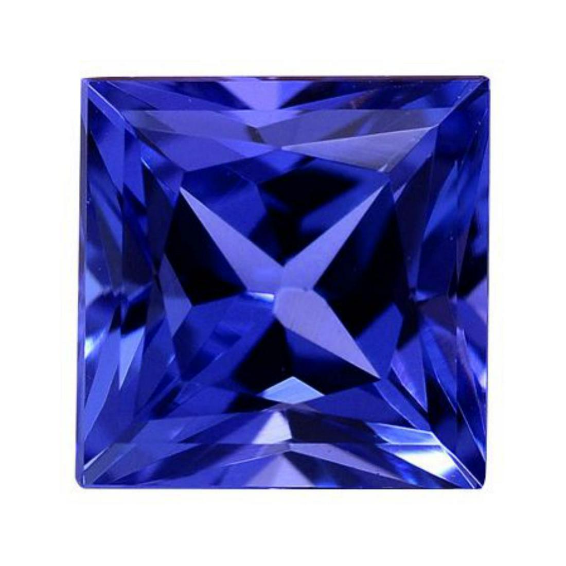 Natural Purple Blue Princess Tanzanite 1.455 Cts {VVS}: Natural Tanzanite WEIGHT : 1.455 cts; SHAPE : Princess cut ; size - 6.07 x 5.91 mm; QUANTITY : 1 piece; COLOR : Purple Blue AAA Color; CLARITY : VVS; AAA Grade; ORIGIN : Tanzania; HARDNESS : 6; LUSTER