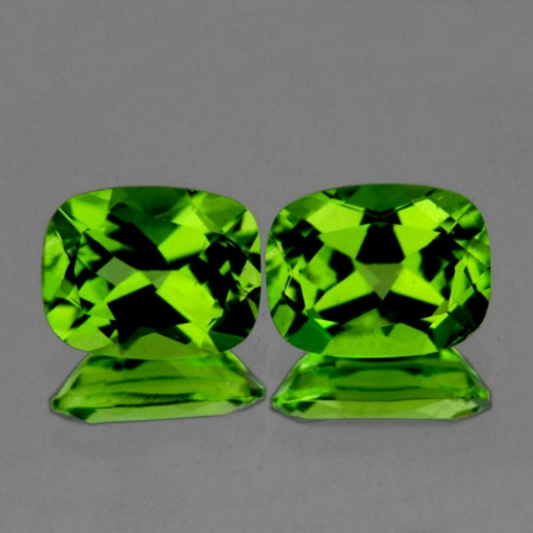 Natural AAA Green Peridot Pair {Flawless-VVS} (1 of 1)