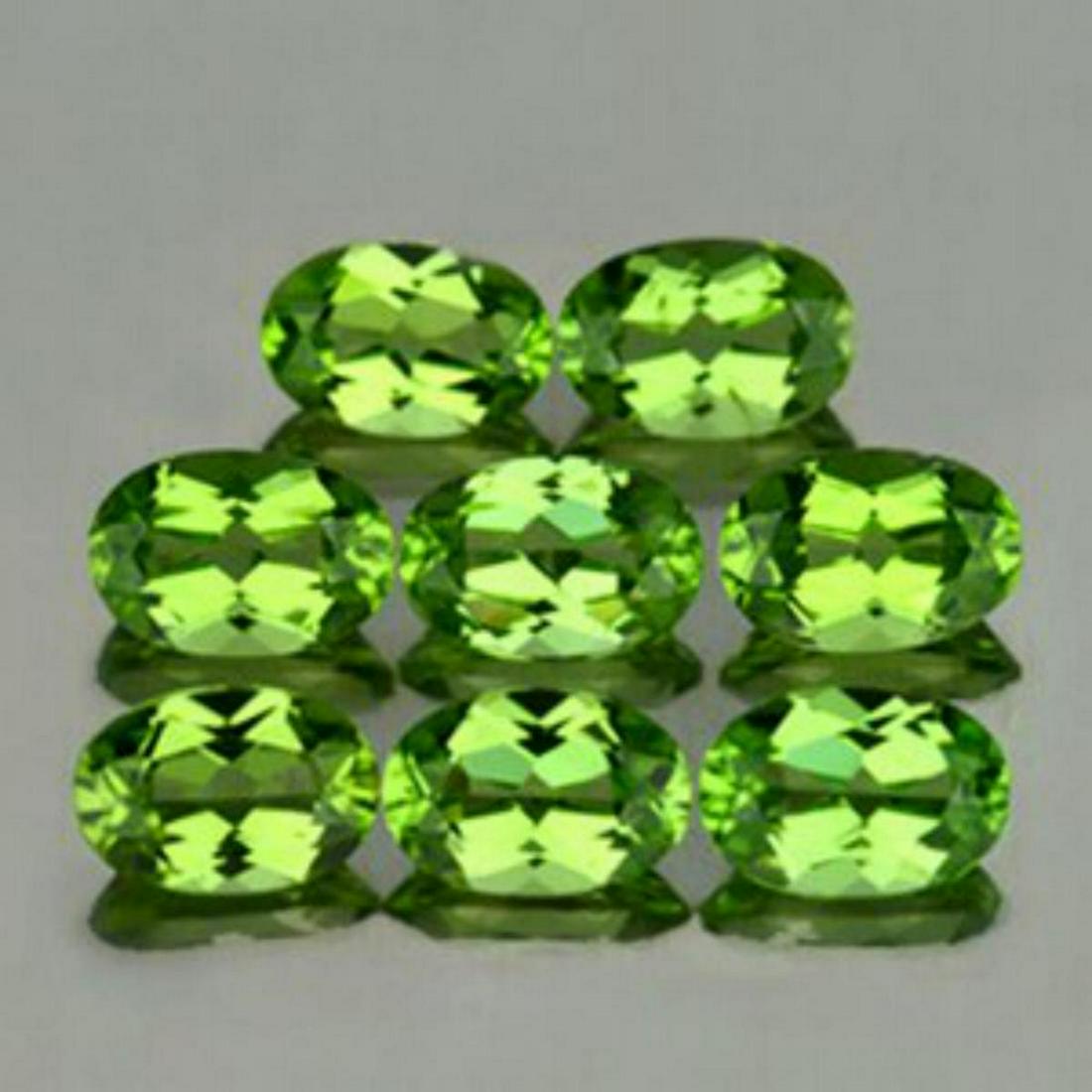 Natural AAA Green Peridot 8 Pcs{Flawless-VVS1} Estimate (1 of 1)
