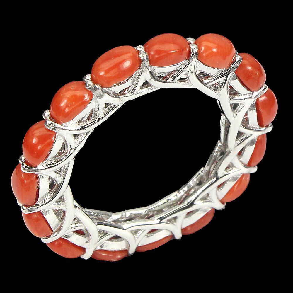 Natural Italian Coral Ring (1 of 1)