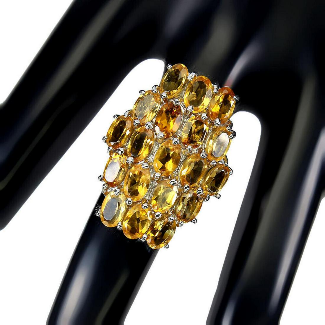 Natural Unheated Brazil Citrine Ring (1 of 3)
