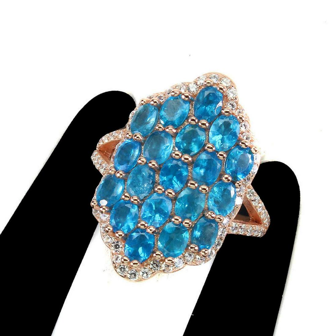 Natural Paraiba Blue Apatite Ring (1 of 1)