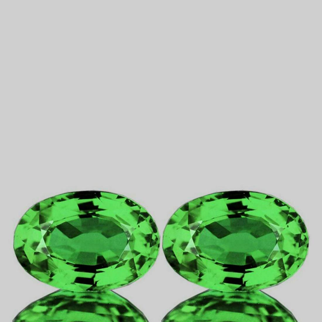 Natural Vivid Green Tsavorite Garnet Pair - FL (1 of 1)