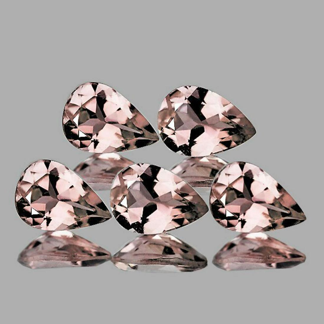 Natural Peach Pink Morganite 5 Pcs [Flawless-VVS] (1 of 1)