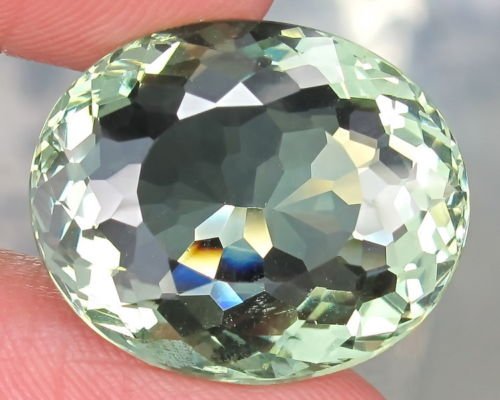 Natural Light Green Tea Color Amethyst 20.02 carats (1 of 1)