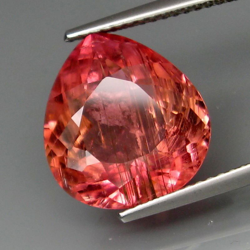 Natural Padparadsha Tourmaline (Rubellite) 7.04 Carats (1 of 1)